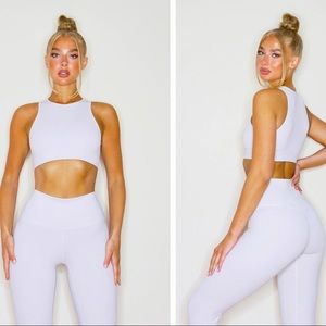 Light Grey Sculpt Luxe Workout Set